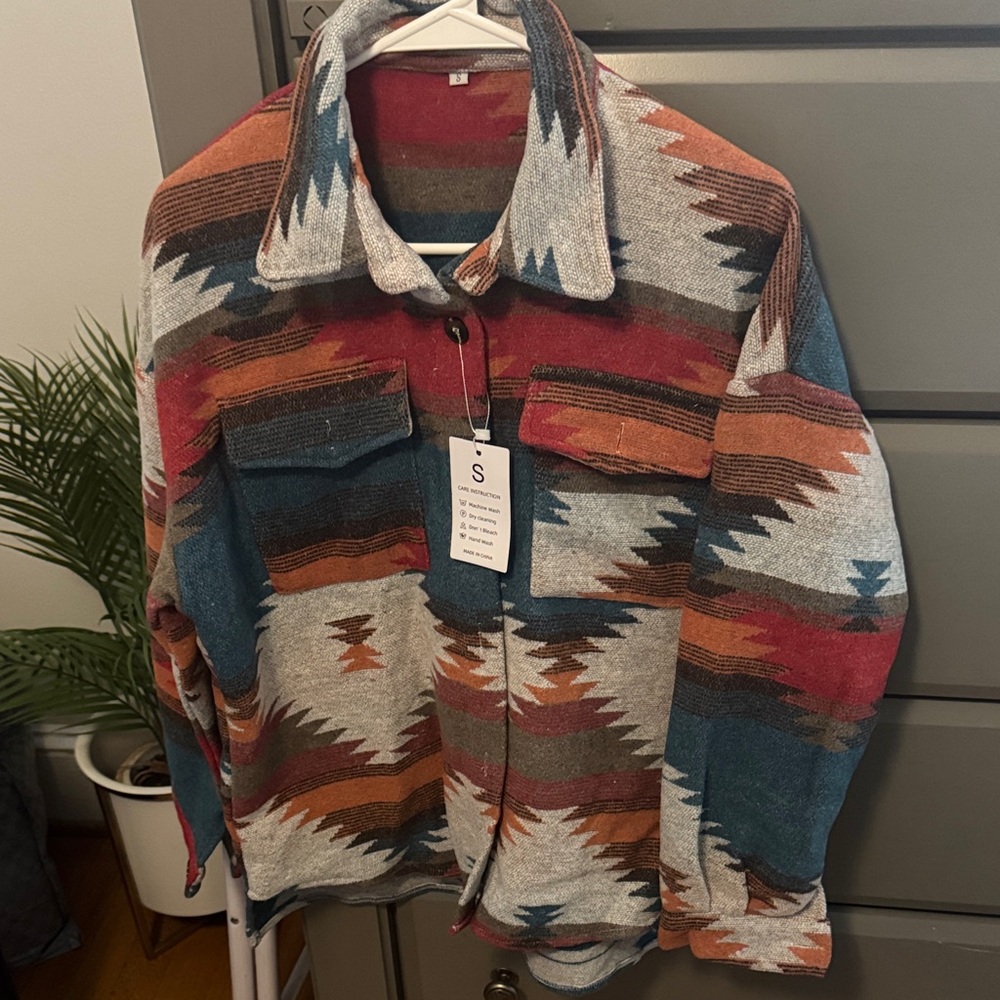 Multicolor Patterned Jacket - image 1